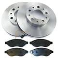 NB PARTS discos de travão dianteiros + pastilhas de travão