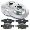 NB PARTS Bremsscheiben + Bremsbeläge hinten