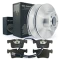 NB PARTS Bremseskiver + bremseklodser + advarselskontakt foran