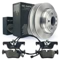 NB PARTS Bremsscheiben + Bremsbeläge + Warnkontakt hinten
