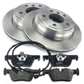 NB PARTS Bremsscheiben + Bremsbeläge + Warnkontakt hinten