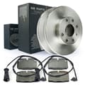 NB PARTS Discuri de frâna + placu?e de frâna + contacte de avertizare fa?a