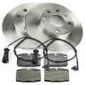 NB PARTS Discuri de frâna + placu?e de frâna + contacte de avertizare fa?a