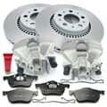NB PARTS Bremseskiver + bremseklodser + bremsekalibre foran