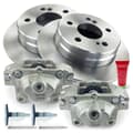 NB PARTS Bremsscheiben + Bremssättel hinten