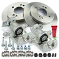 NB PARTS Bremsscheiben + Bremssättel hinten