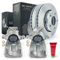 NB PARTS rear brake discs + brake callipers