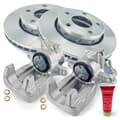 NB PARTS rear brake discs + brake callipers