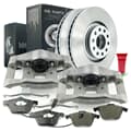 NB PARTS Bremsscheiben + Bremsbeläge + Bremssättel vorne
