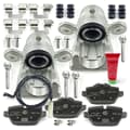 NB PARTS Bremssättel + Bremsbeläge + Warnkontakt hinten