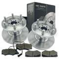 NB PARTS Bremsscheiben + Bremsbeläge vorne