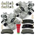 NB PARTS Bremssättel + Bremsbeläge hinten