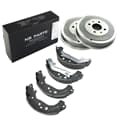 NB PARTS Bremstrommeln + Bremsbacken hinten
