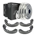 ABS brake drums + rear brake shoes ABS brake drums + rear brake shoes