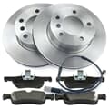 NB PARTS Bremsscheiben + Bremsbeläge + Warnkontakt vorne