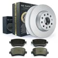 NB PARTS Bremsscheiben + Bremsbeläge Premium Gold Edition hinten
