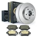 NB PARTS Bremsscheiben + Bremsbeläge Premium Gold Edition hinten