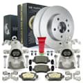 NB PARTS Bremsscheiben + Bremsbeläge + Bremssättel Premium Gold Edition hinten