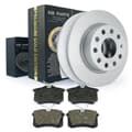 NB PARTS Bremsscheiben + Bremsbeläge Premium Gold Edition hinten