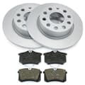 NB PARTS Bremsscheiben + Bremsbeläge Premium Gold Edition hinten