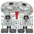 NB PARTS Bremseskiver + bremseklodser + bageste bremsekalibre