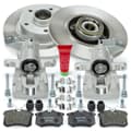 NB PARTS Bremseskiver + bremseklodser + bageste bremsekalibre