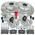 NB PARTS Bremseskiver + bremseklodser + bageste bremsekalibre