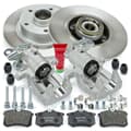 NB PARTS Bremseskiver + bremseklodser + bageste bremsekalibre