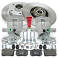NB PARTS Bremseskiver + bremseklodser + bageste bremsekalibre