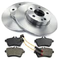 NB PARTS Dischi freno + pastiglie freno + contatti di segnalazione anteriori
