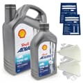 5L Shell Advance Ultra 10W40 4T API SN JASO MA2