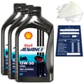 3L Shell Advance Ultra 15W50 4T