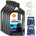 5L Shell Advance Ultra 15W50 4T