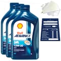 3L Shell Advance 15W50 4T AX