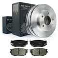 NB PARTS discos de travão dianteiros + pastilhas de travão