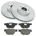 NB PARTS discos de travão dianteiros + pastilhas de travão