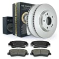 NB PARTS discos de travão dianteiros + pastilhas de travão