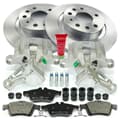 NB PARTS Disques de frein + plaquettes de frein + étriers de frein arrière