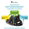Aufarbeitung Bremssattel Hinterachse