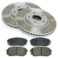 NB PARTS Disques de frein + plaquettes de frein avant