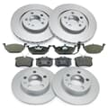 NB PARTS Disques de frein + plaquettes de frein avant + arrière