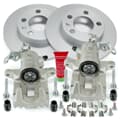NB PARTS Brake Discs + Frein Callipers Premium Gold Edition arrière