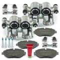 NB PARTS Etriers de frein avant + plaquettes de frein