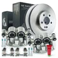 NB PARTS Disques de frein + étriers avant