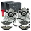 NB PARTS Bremssättel + Bremsbeläge + Warnkontakt hinten