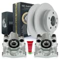 NB PARTS Discos de freio + grades de freio Premium Gold Edition traseiro direito