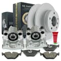 NB PARTS Disques de frein + plaquettes de frein + Callippers Brake Premium Gold Edition arrière
