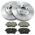 NB PARTS discos de travão dianteiros + pastilhas de travão