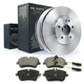 NB PARTS Disques de frein + plaquettes de frein + contacts d'avertissement avant