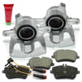 NB PARTS Etriers de frein + plaquettes de frein + contacts d'avertissement avant